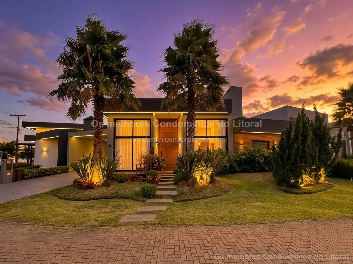 CASA MOBILIADA À VENDA NO CONDOMÍNIO BLUE | 197,46 m² | 4 SUÍTES | XANGRI-LÁ — Xangri-lá