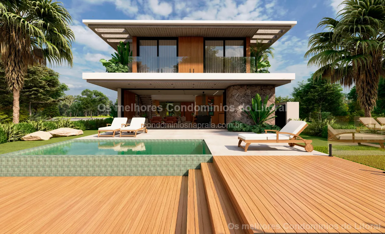 CASA À VENDA NO CONDOMÍNIO AMARÉ | 5 SUÍTES | 306 m² | XANGRI-LÁ — Xangri-lá